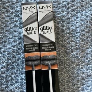 NYX Glitter Goals Liquid Lipstick ALIENATED Lot of 2 new in box